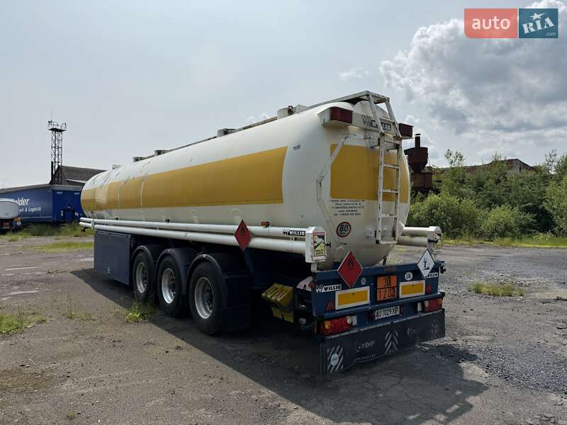 Цистерна полуприцеп Willig Sana 1997 в Хусте