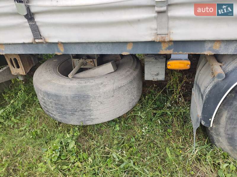 Тентований борт (штора) - напівпричіп Zaslaw D-651 2007 в Кам'янець-Подільському