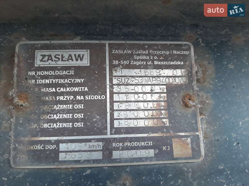 Самоскид напівпричіп Zaslaw D 653 2009 в Шептицькому фото 6 Самоскид напівпричіп Zaslaw D 653 2009 в Шептицькому