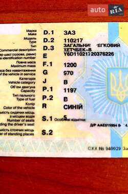 Хэтчбек ЗАЗ 1102 Таврия-Нова 2002 в 