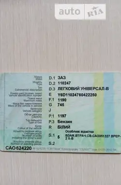 ЗАЗ 1102 Таврия 2006