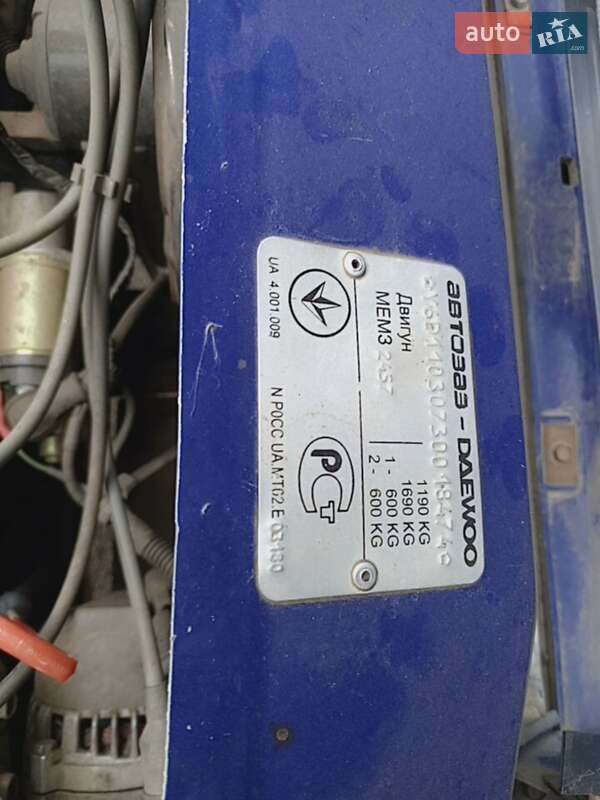 Ліфтбек ЗАЗ 1103 Славута 2003 в Полтаві