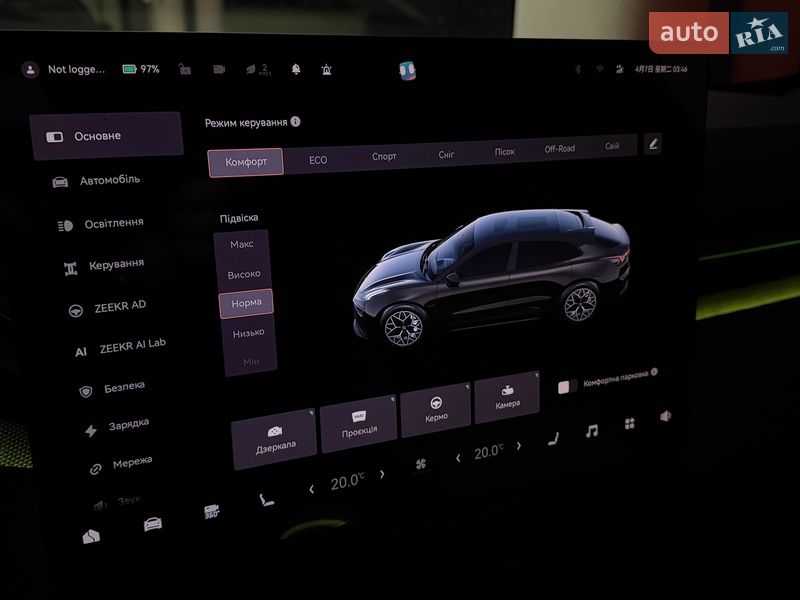 Позашляховик / Кросовер Zeekr 001 2024 в Києві