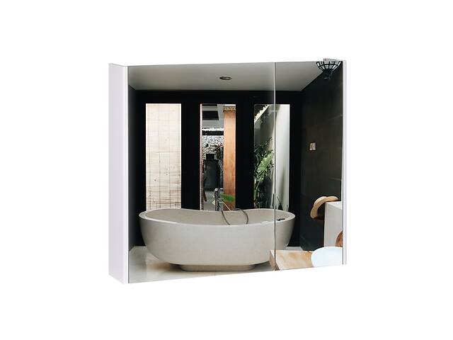 Дзеркальна шафа підвісна Qtap Scorpio 700х600х145 White QT1477ZP701W