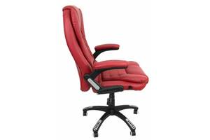 Крісло комп'ютерне офісне O-8025 темно-червоний