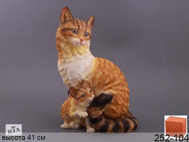 Статуэтка Кошка 41 см полистон 252-104