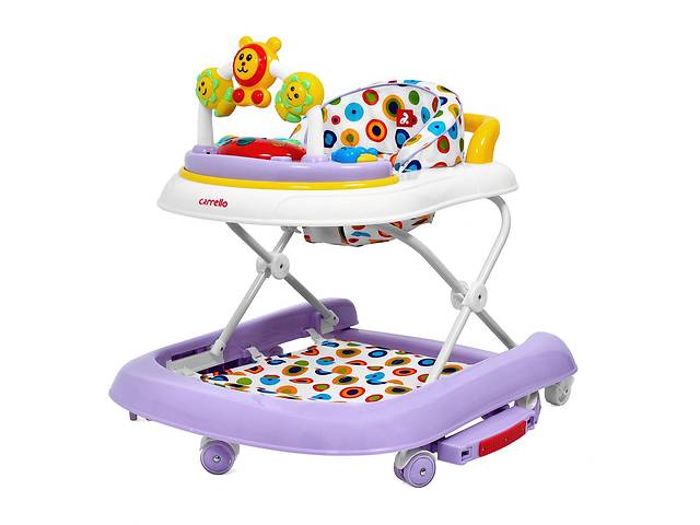 Музыкальные ходунки CARRELLO (CRL-9602 PURPLE) с игровой панелью