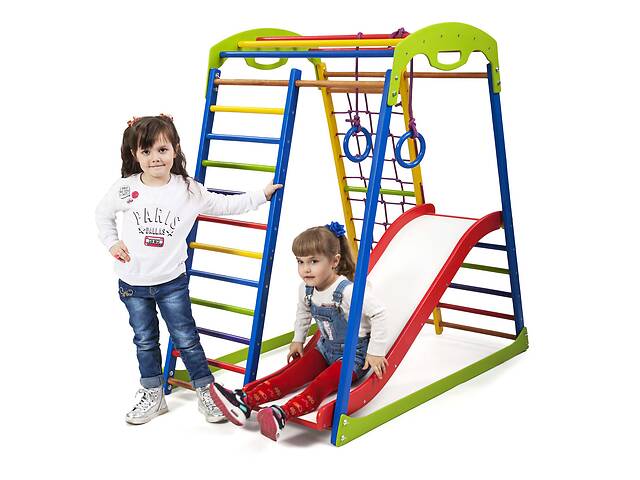 Дитячий спортивний комплекс для дому SportBaby SportWood Plus 1