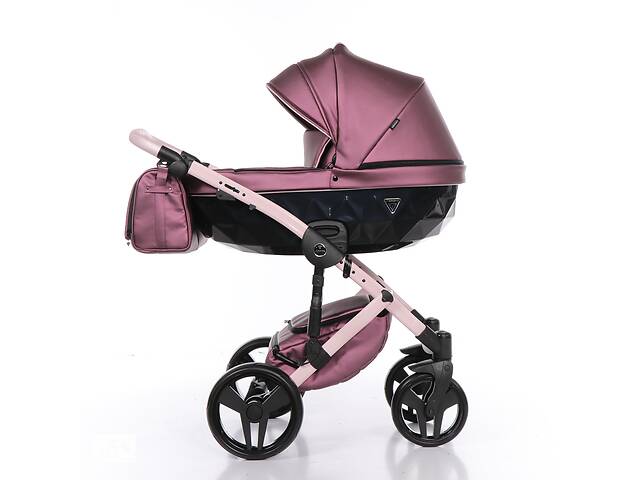 Дитяча коляска 2 в 1 Junama Diamond Fluo line II рожева 08
