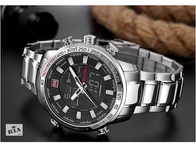 Мужские наручные часы NAVIFORCE SILVER
