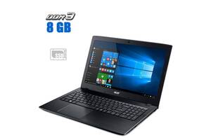 Ноутбук Б-класс Acer E5-576 / 15.6" (1920x1080) TN / Intel Core i3-7020U (2 (4) ядра по 2.3 GHz) / 8 GB DDR3 / 240 GB...