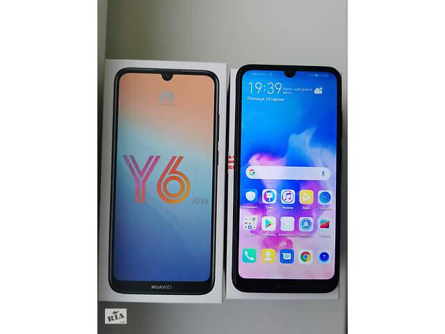 Смартфон Huawei Y6 2019 (MDR-LX1) Midnight Black dual sim