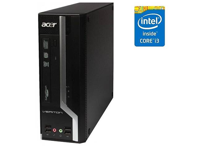 Системный блок Acer Veriton X2610G SFF / Intel Core i3-2130 (2 (4) ядра по 3.4 GHz) / 4 GB DDR3 / 250 GB HDD / Intel...