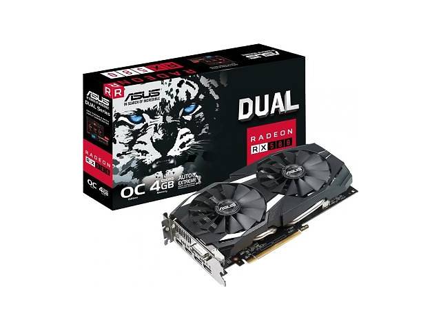 Видеокарта ASUS Radeon RX 580 4096Mb DUAL OC (DUAL-RX580-O4G)
