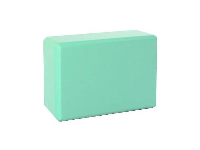 Блок для занятий йогой Metr+ 23х15,5х7,5 см., бирюзовый