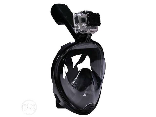 Дайвинг маска Tribord Easybreath Black для подводного плавания (сноркелинга) S/M/L/XL