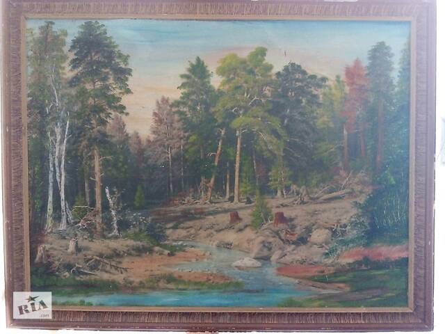 Картина СССР Сосновий бор