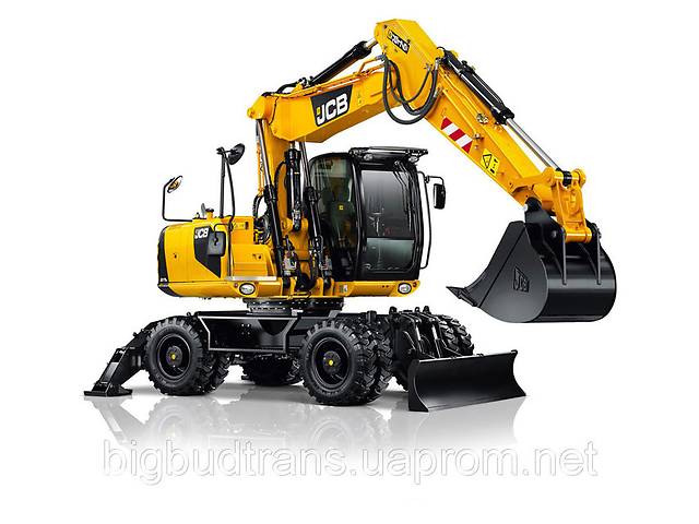 Услуги колесного полноповоротного экскаватора JCB 145w
