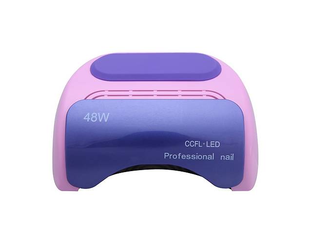 Гибридная лампа для сушки и наращивания ногтей Professional Nail 48W CCFL+LED Pink/Violet
