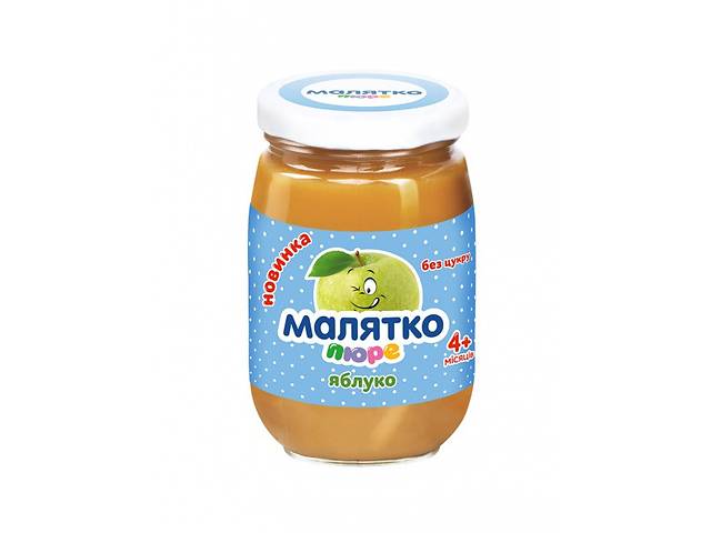 Пюре Малятко Яблоко, 180 г