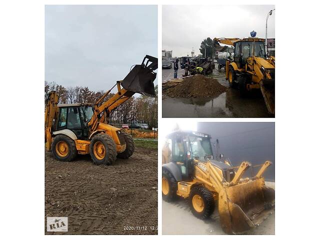 Оренда екскаватора-навантажувача JCB, CASE