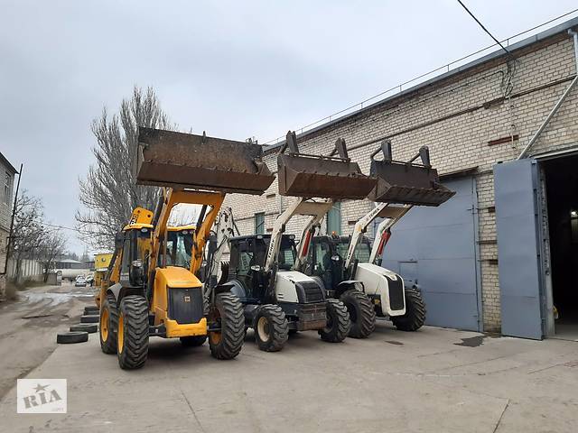Услуги экскаватора - погрузчика JCB, Terex