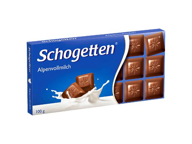 Шоколад Schogetten Alpine Milk Chocolat (Молочный) 100гр