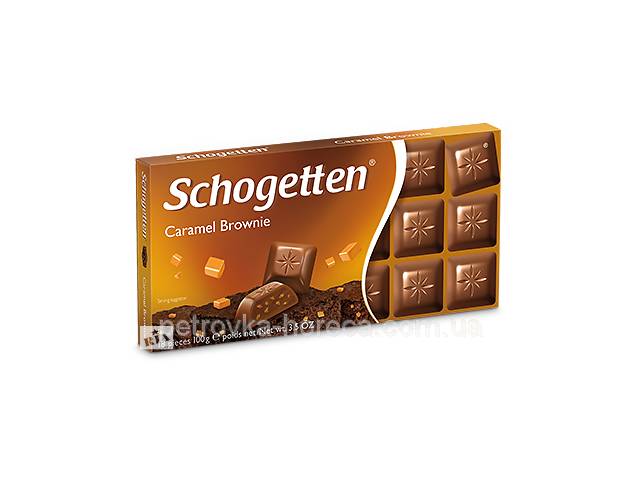 Шоколад Schogetten Caramel Brownie (Карамель) 100гр