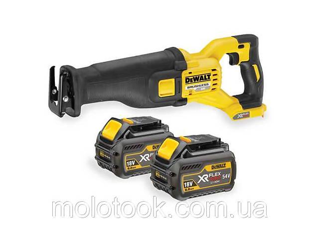 Пила сабельная аккумуляторная XR FLEXVOLT DeWALT DCS388T2