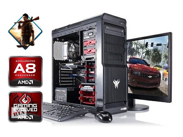 Тор! 4 Ядра / 8Gb / 1Tb / Radeon R7 + Монитор 23