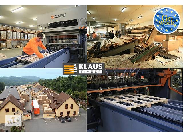 Сборщики поддонов и палет в чешской фирме Klaus Timber. GoWork
