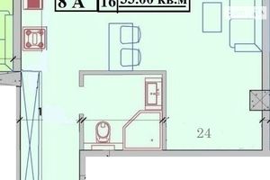 Продається 1-кімнатна квартира 33 кв. м у Одесі