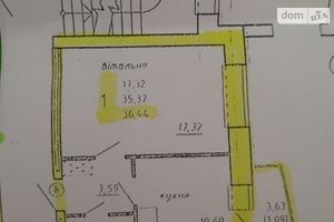 Продается 1-комнатная квартира 36.44 кв. м в Тернополе