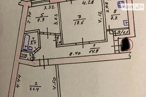 Продается 3-комнатная квартира 82 кв. м в Тернополе