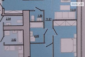 Продается 2-комнатная квартира 76.51 кв. м в Тернополе