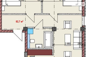 Продается 3-комнатная квартира 92.8 кв. м в Херсоне