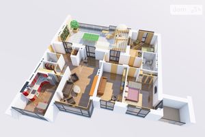 Продається 3-кімнатна квартира 217 кв. м у Дніпрі