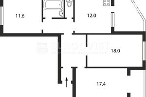 Продается 3-комнатная квартира 95 кв. м в Киеве