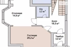 Продается дом на 2 этажа 170 кв. м с участком