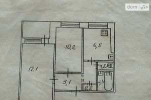 Продается 2-комнатная квартира 43 кв. м в Кривом Роге