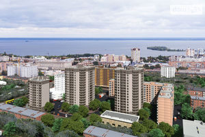 Продается 1-комнатная квартира 54.94 кв. м в Черкассах