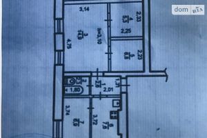 Продается 4-комнатная квартира 45 кв. м в Днепре