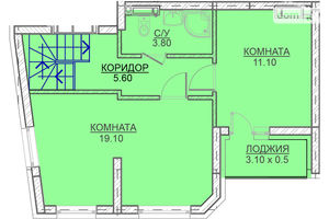 Продается 3-комнатная квартира 83.5 кв. м в Вышгороде