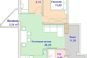 Продается 2-комнатная квартира 67 кв. м в Харькове